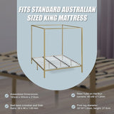 4 Four Poster King Bed Frame V63-826591