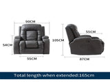 Levede Electric Massage Chairs Reclining OF1034-BK