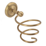 Hair Dryer Holder Antique Brass Hair Care Tools Holder Wall Mount Bronze Finished Spiral Hair Dryer V1294-YM0626-3112220089711