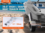 Boat Trailer Guide, 20.5 Adjustable Design Trailer Guide Poles, 2PCS Rustproof Steel Trailer Guide V952-CTCDGLXLX000D34WRV0