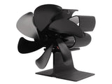 6 Blade Stove Eco Black Self Starting High Temperature Resistance Energy Efficiency Heat Powered V1294-YM3113220250711-0421
