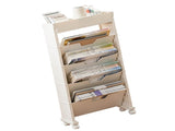 Classroom Bookshelf Multilayer with Universal Wheel Book Storage Shelving for Living Room V1294-YM0512-3117220266611