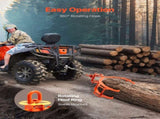 32in Log Lifting Tongs, 4-Claw Log Tongs, Heavy Duty Steel Log Grapple, 2200LBS Lifting Capacity, V952-YMBYQ32YC4ZKTXLZPV0