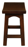Tokyo Solid Mahogan Timber Footstool V199-BR048WDM