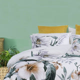 Bianca Chiquita Cotton Quilt Cover Set Double V442-BCA-QUILTCS-CHIQUITA-WHITE-DS