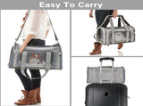 Bicycle panniers - Dog carrier bag for airplanes - Carrier bag for smalls - Size L - Cat basket, V1188-MS-313-0397