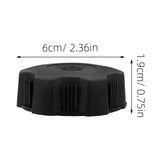 SWETRACE Universal Motorcycle Gas Tank Cap Black 1Pack 2.4X2.4X0.75In V1189-LWWAL-20260327-03545