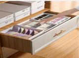 Underwear Panties Socks Box Close-fitting Clothing Storage Box Drawer Three-piece Cover with V1107-UNDERWEAR PANTIES SOCKS BOX-BLUE