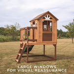 Backyard Discovery Echo Heights Cubby House with Slide V420-BDCH-ECHOH-SET