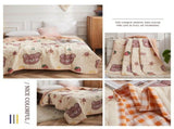 Summer Blanket Polyester Fiber Washable Skin Friendly Summer Quilt Thin Blanket Bed Accessories for V1294-YM0716-3117220177011