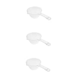 3Pcs Transparent Pet Kitchen Water Ladle for Home Use V1369-AZ3-W-17367