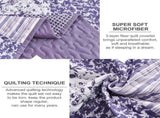 Harmonious Quilted bedspread and pillowcovers set Perfect Balance of Style - Queen size V745-MAC080409Q13U