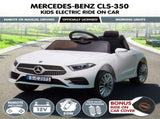 Kahuna Mercedes Benz CLS 350 Kids Electric Ride On Car with Remote Control - White CAR-CLS-350-WH