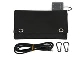 25W 5V Foldable Solar Charger Kit 8 Fold Solar Panels with 1 to 3 USB Charging Cable and Climbing V1294-YM0718-3114220058611