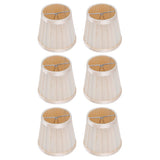 6PCS Modern Simple Chandelier Pendant Lamp Shade Cover Fabric Lampshade for Home Wall Light V1294-YM0901-3119200096211