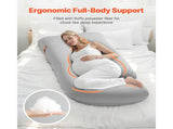 Pregnancy Pillow, G-Shaped Maternity Pillow, Full-Body Support Pillow with Removable & Washable V952-YFZTBWSGXYTSDQPN2V0
