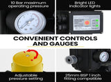 Protege Multi-stage Water Hi-pressure Pump with Auto-controller Home Garden Irrigation 6-Stage V219-WTPMTSPT6CNA