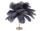 Decorative Table Lamp 30PCS Feathers USB Rechargeable Light Touch Control Desk Light Built in V1294-YM0901-3119230088514