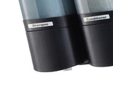 Wall Mount Liquid Soap Dispenser Drip Style Wide Opening 480mlx3 Large Capacity 3 Chamber Manual V1294-YM0901-3112250028712