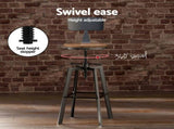 Artiss Bar Table and Stools Set Dining Desk Industrial Kitchen Chairs Cafe Pub BA-TAB-CHR-SET-RETRO