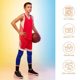 4 Pairs Kids Long Compression Boys Leg Sleeves Non Slip UV Protection Thigh Calf for Kids Boy Girl V1370-AZ4-17584