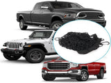 Cargo Net for Pickup Truck Bed with 4 Metal Carabiner Buckles, Truck Bed Cargo Organizer Storage V1237-ZY00B09KC44MY6