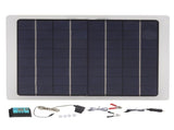 10W Solar Panel Charger Monocrystalline 18V 50A Dual USB with MPPT Controller Solar Panel Kit for V1294-YM0626-3114220123311