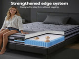 Giselle Bedding 34cm Single Mattress Hybrid, Pocket Spring Bed Mattress MATTRESS-B-TT34-S