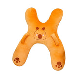 Sinyiin Kids Friendly Car Seat Neck Pillow Headrest Pillow With Plush Cover V1369-AZ3-W-16980
