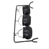 Halloween Cauldron Decorations ABS Iron Flame Pattern Mysterious Black Witches Candy Bucket for Home V1294-YM0901-3115230087911