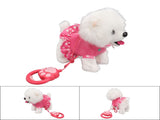 Electronic Plush Dog Interactive Puppy Singing Walking Toy with Remote Control Leash Kids Toddler V1294-YM0521-3115230020711