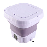 Portable Washing Machine 11L ABS PP Automatic Mini Foldable Bucket Washer with Drainage Pipe for RV V1294-YM0901-3113230324611