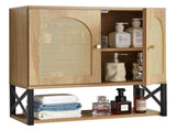 Bathroom Cabinet, with 2 Doors and Adjustable Shelf, Over the Toilet Storage Medicine Cabinet V952-BDMJG2JYJGBSE1Z17001V0