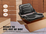 Universal Forklift Seat, Fold Down Tractor Seat with Adjustable Angle Back and Micro Switch, 16-34 V952-CCZYCGKDY0007EM3EV0