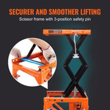 VEVOR Hydraulic Motorcycle Lift Table 350 LBS Dirt Bike Scissor Jack Stand V952-MTCSJJYYBF350G0E1V0