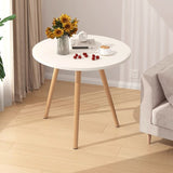 SOGA 60x60cm White Small Side Coffee Table Living Room Balcony Home Dcor Style TABLETEA20X2