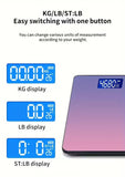 High-Precision Smart Bathroom Scale with LCD Display V1142-TM601102350175340