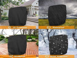 Garden chair covers - 2 pieces waterproof- windproof- UV resistant- hydrophobic Oxford material for V1259-DP01-BO-235