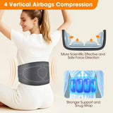 Smart Airbag Heating Massage Waist Belt 4 Airbags Compression / 3 Modes 4 Intensity Levels / V1232-QNAMQ-001