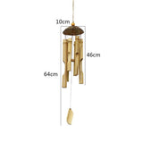 wind chimes bamboo wind chimes and coconut fair trade wind chime outdoor by gifts 46cm long V1370-AZ4-19224