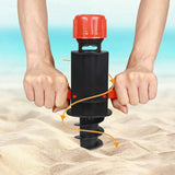Parasol Support, Parasol Base to Screw Into The Ground, for Beach Sand or Land Parasol Feet, Parasol V1237-ZY-528-036