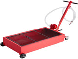 Low Profile Oil Drain Pan, 75.7 L Capacity, Rolling Oil Drain Pan with Manual Pump, 2.2 m Hose & T V952-SDWSPYCJS20GXVX4S001V0
