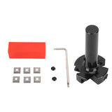Slab Flattening Router Bit Insert Detachable Cemented Carbide 1/2in Shank 4 Blade Planing Bit for V1294-YM0710-3114230163111
