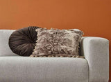 KAAT Amsterdam Mandarin Brown Round Filled Cushion 40cm Diameter V442-HIN-CUSHION-MANDARIN-BROWN-RD