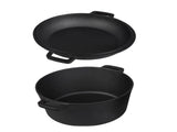 Toque 5.84L Double Dutch Oven 2 in 1 Cast Iron Pan KT1026-AU
