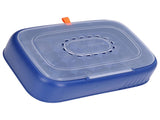 24 Eggs Containers ABS Egg Tray Storage Box Refrigerator Organizer Bins with Breathable VentsDark V1294-YM0523-3113210304213