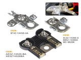 Positive & Negative Battery Terminals Clamps with Fuses Electrical Protections AE5Z14526BA V1366-AZ2-W-17080