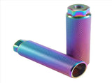4 Pcs Aluminum Alloy Stunt Peg for Bike 3/8Inch Axlerest-Lever Cylinder Grip Non-Slip Axle V1192-AZ-W-22550