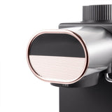 Compact Semi-Automatic Espresso Coffee Machine with Milk Frother Wand, 5Bar Pressure Extraction V1341-ZY-339XXBY4-BLACK