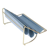 Desk Shelf Organizer Multi Layer Exquisite Premium Metal Leather Durable Stable Wide Application V1294-YM0714-3115210277911